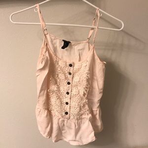 Light pink Forever 21 tank w/adjustable straps